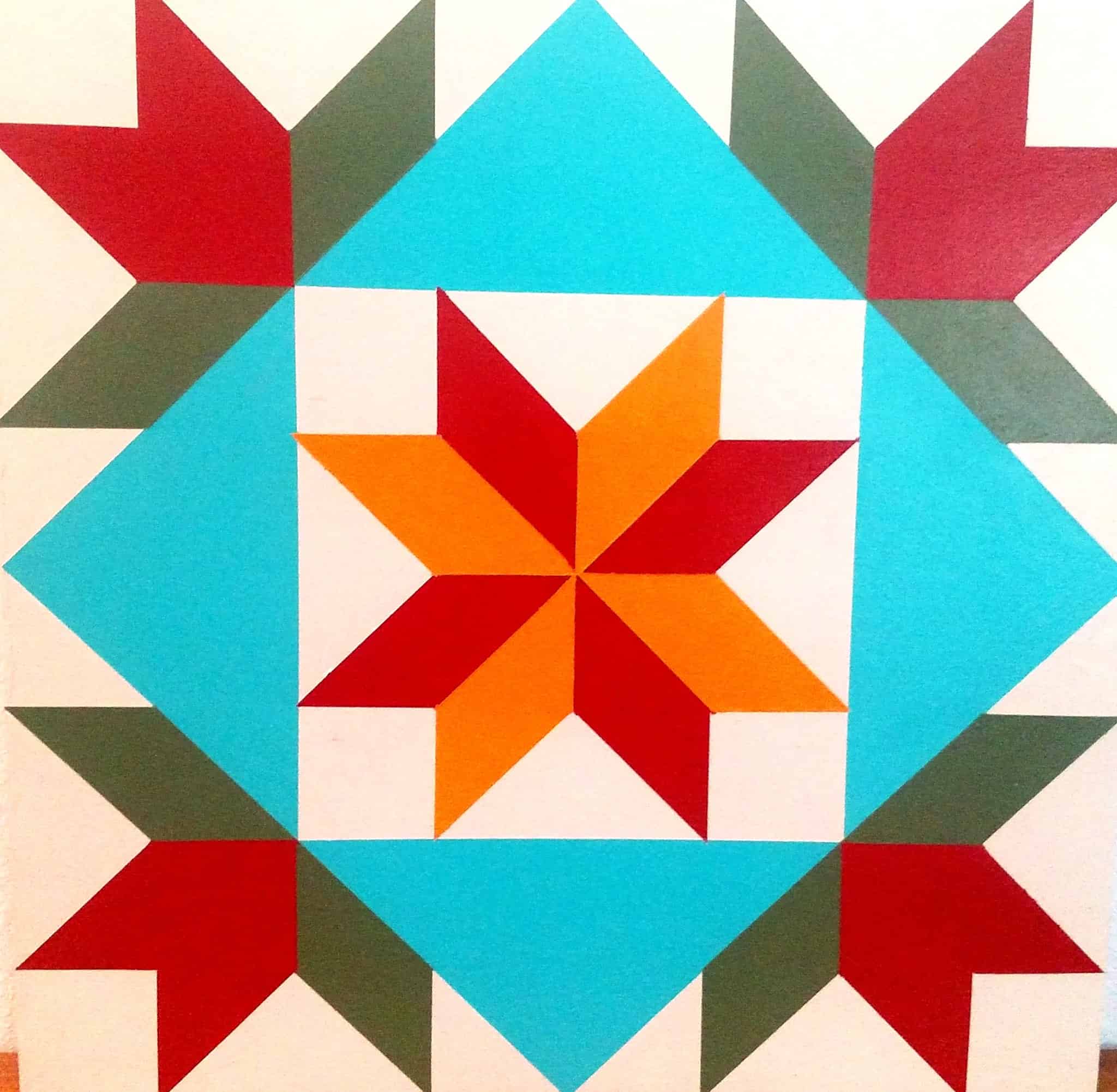 Barn Quilt at the the Grain Bin Explore Menomonie